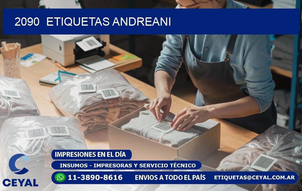 2090  ETIQUETAS ANDREANI