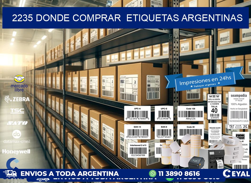 2235 DONDE COMPRAR  ETIQUETAS ARGENTINAS