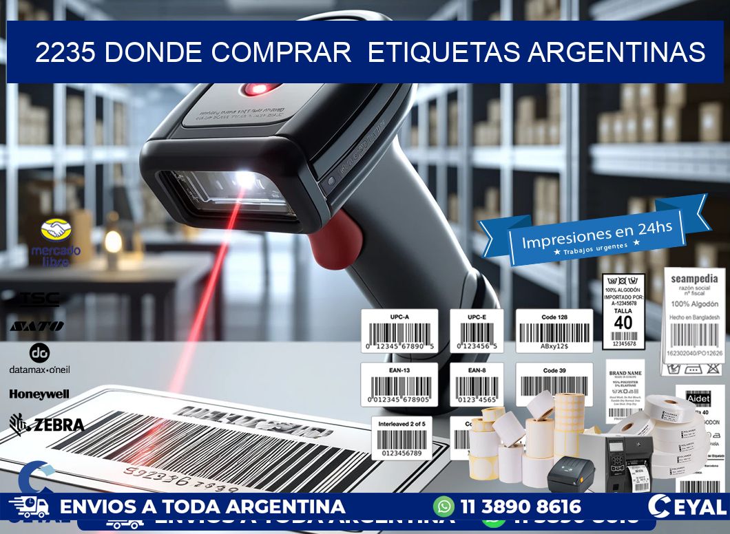 2235 DONDE COMPRAR  ETIQUETAS ARGENTINAS