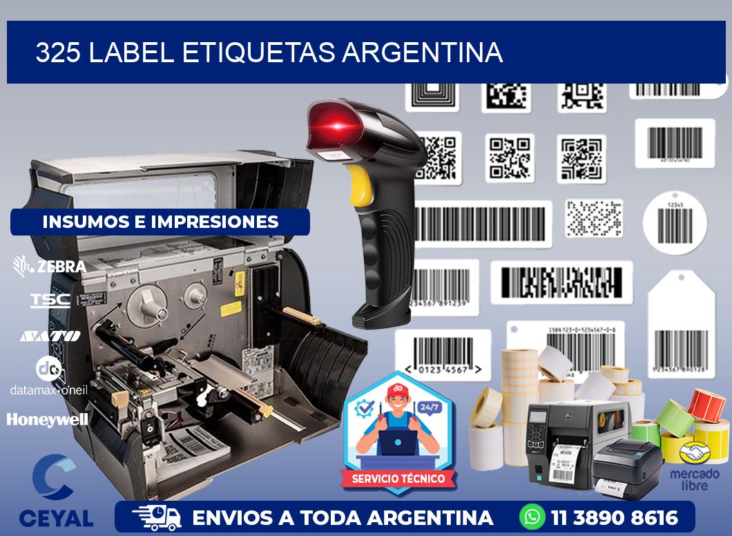 325 LABEL ETIQUETAS ARGENTINA