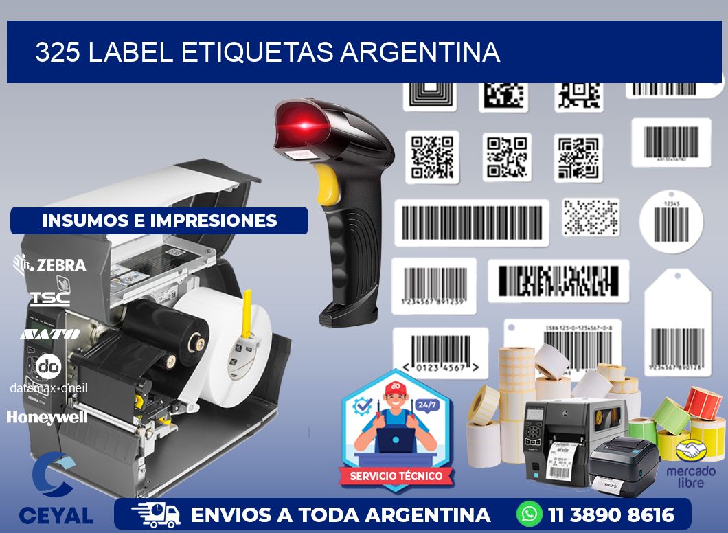 325 LABEL ETIQUETAS ARGENTINA