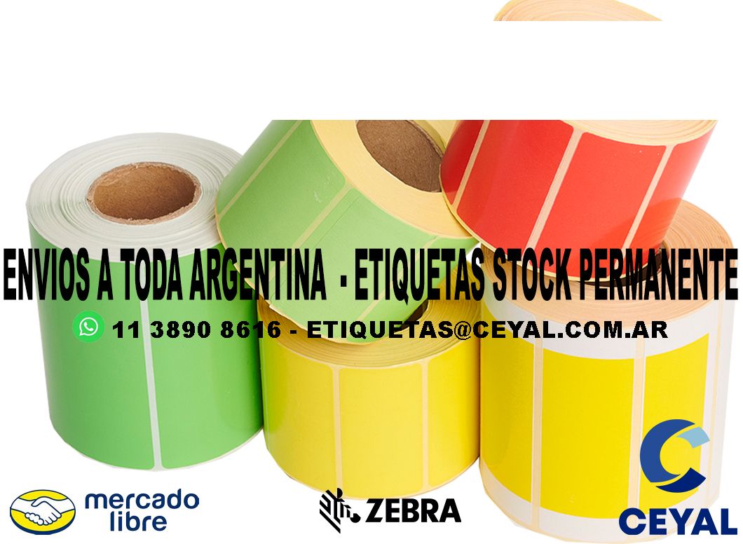 400 ETIQUETAS PEGATINA 65 x 72 ENVIOS ARGENTINA