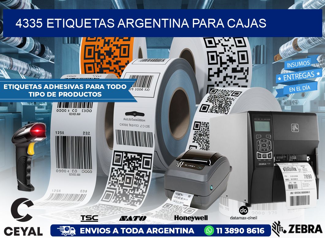 4335 ETIQUETAS ARGENTINA PARA CAJAS