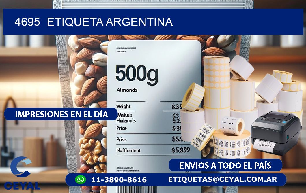 4695  ETIQUETA ARGENTINA