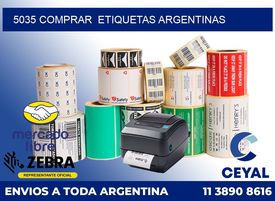 5035 COMPRAR  ETIQUETAS ARGENTINAS