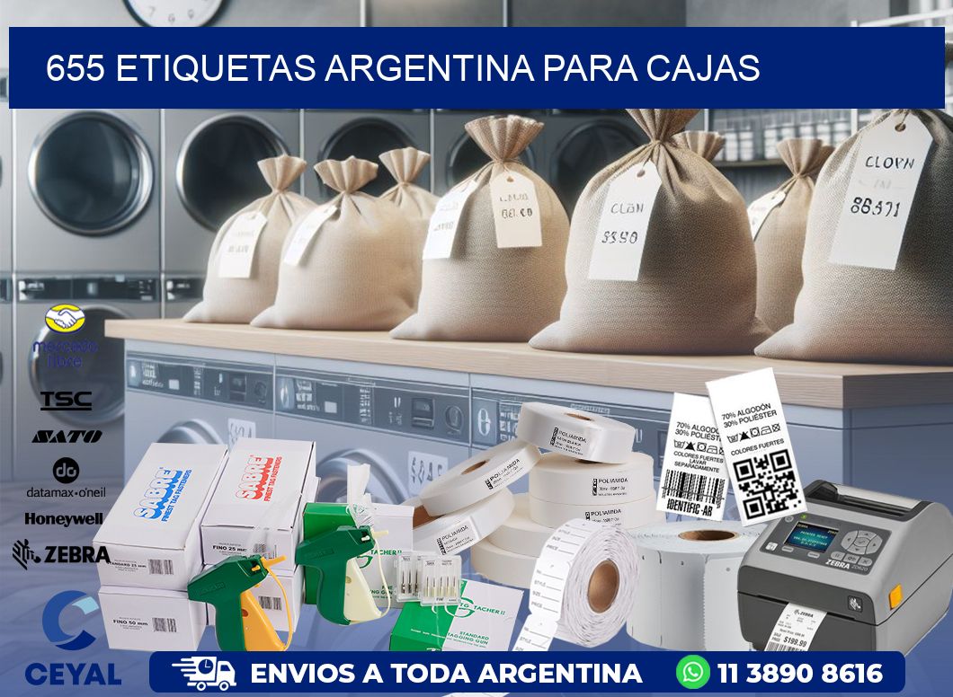 655 ETIQUETAS ARGENTINA PARA CAJAS