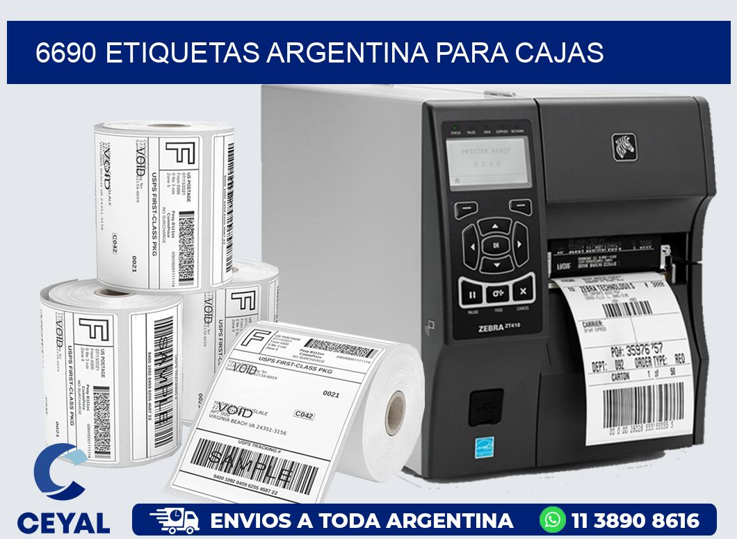 6690 ETIQUETAS ARGENTINA PARA CAJAS