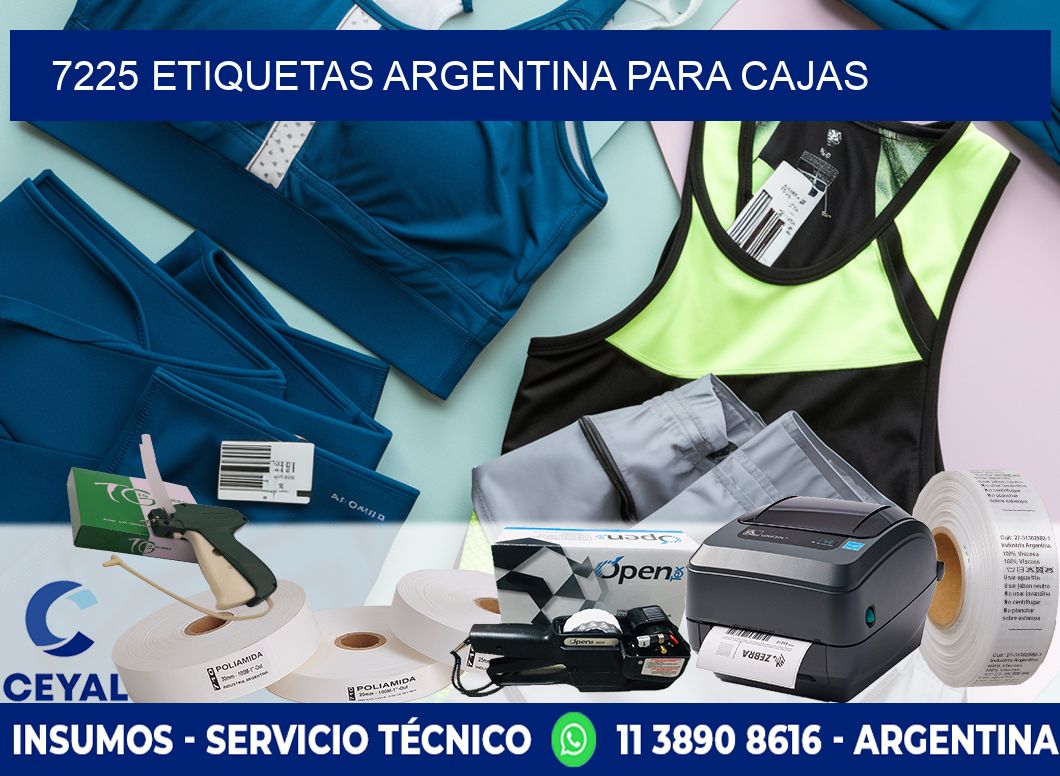 7225 ETIQUETAS ARGENTINA PARA CAJAS