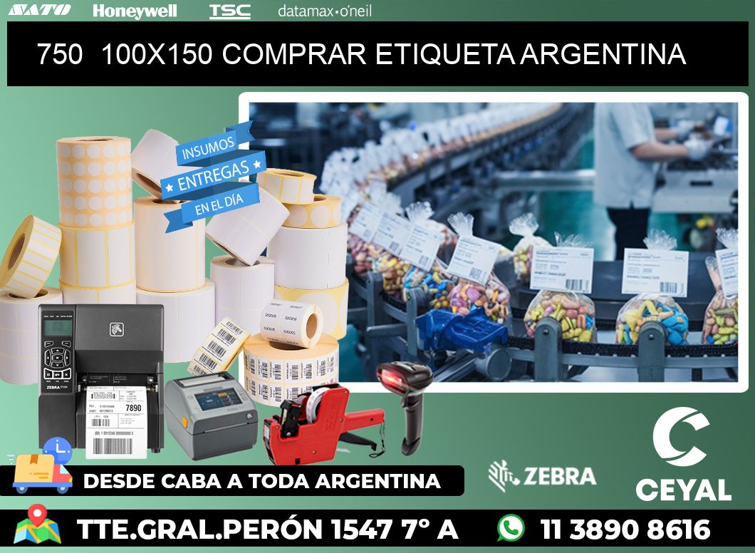 750  100X150 COMPRAR ETIQUETA ARGENTINA