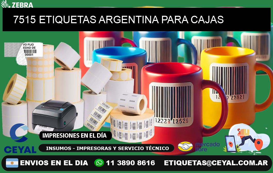 7515 ETIQUETAS ARGENTINA PARA CAJAS