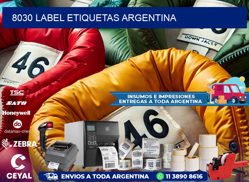 8030 LABEL ETIQUETAS ARGENTINA