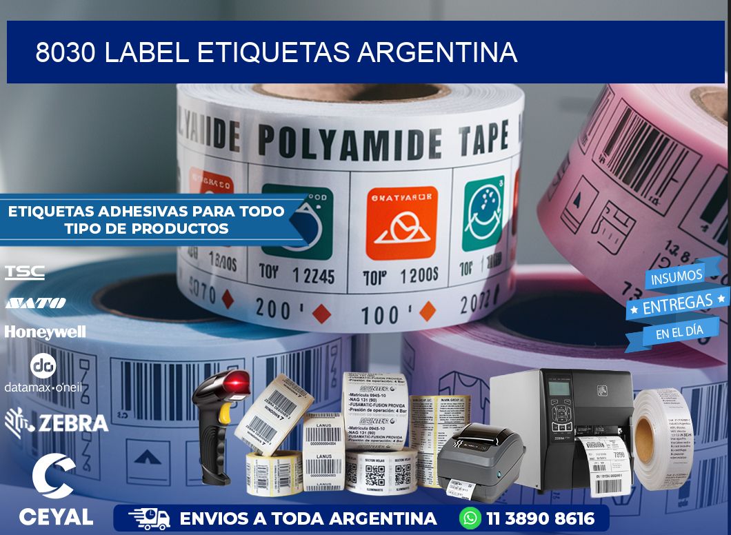 8030 LABEL ETIQUETAS ARGENTINA