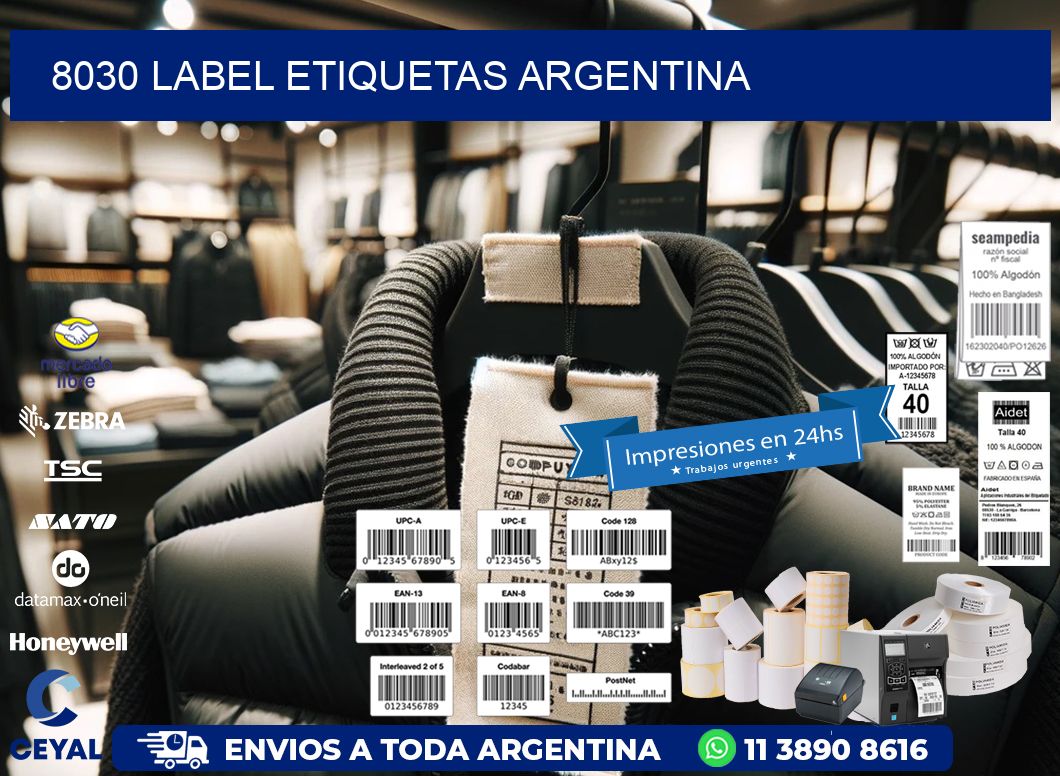 8030 LABEL ETIQUETAS ARGENTINA