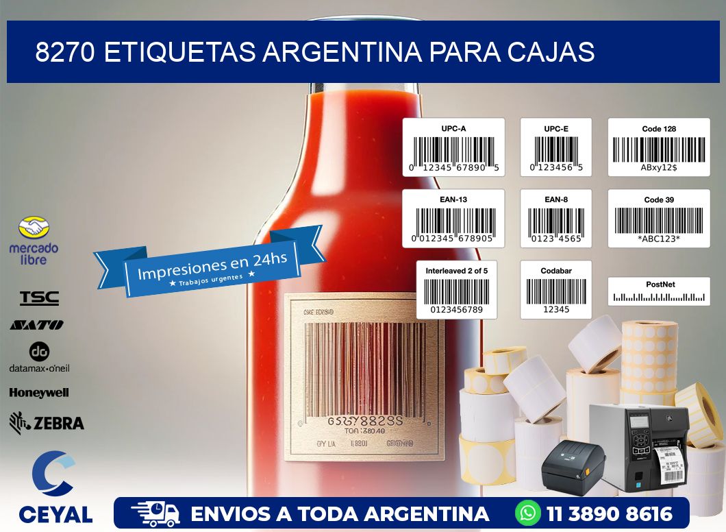 8270 ETIQUETAS ARGENTINA PARA CAJAS