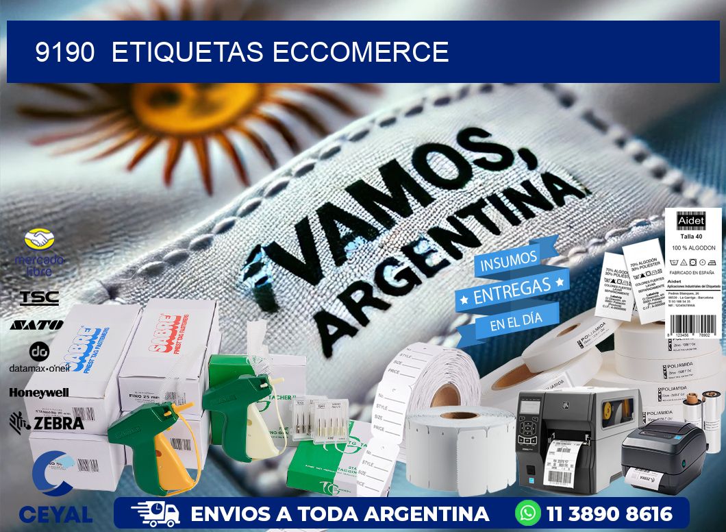 9190  ETIQUETAS ECCOMERCE