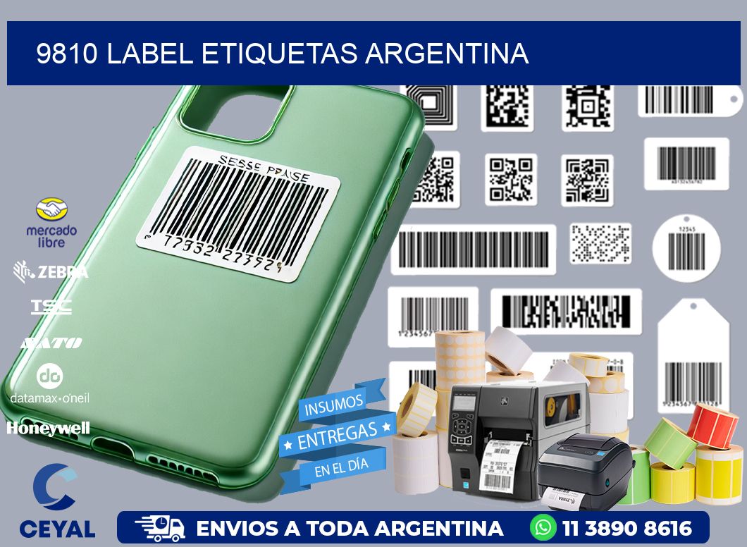 9810 LABEL ETIQUETAS ARGENTINA