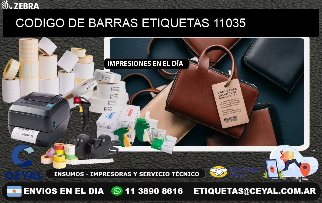 CODIGO DE BARRAS ETIQUETAS 11035