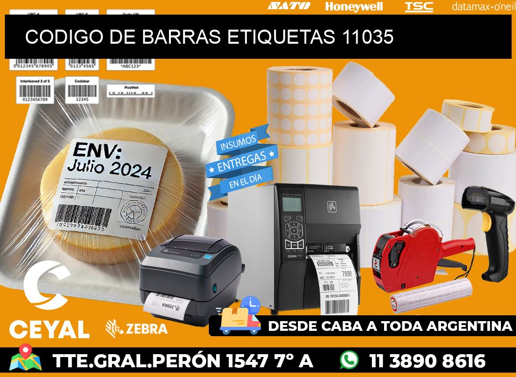 CODIGO DE BARRAS ETIQUETAS 11035