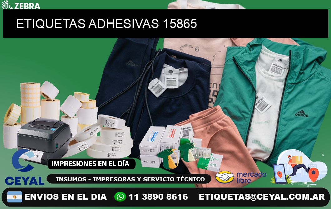 ETIQUETAS ADHESIVAS 15865