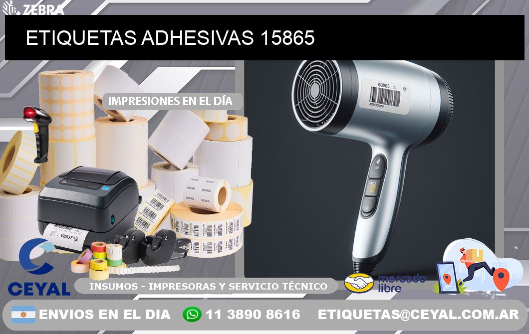 ETIQUETAS ADHESIVAS 15865