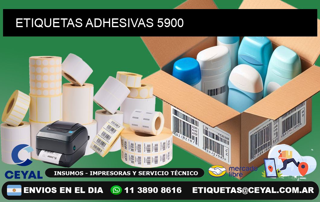 ETIQUETAS ADHESIVAS 5900