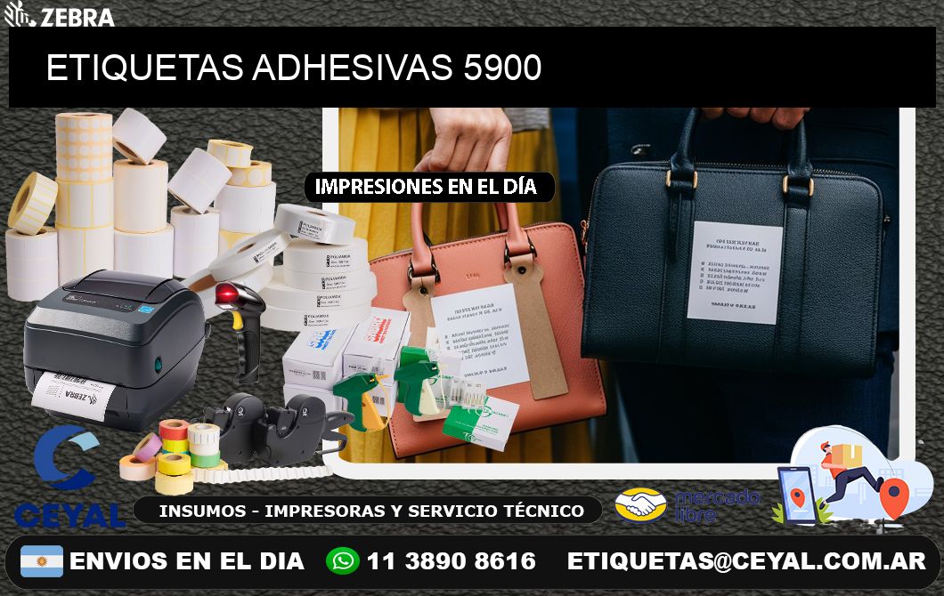 ETIQUETAS ADHESIVAS 5900