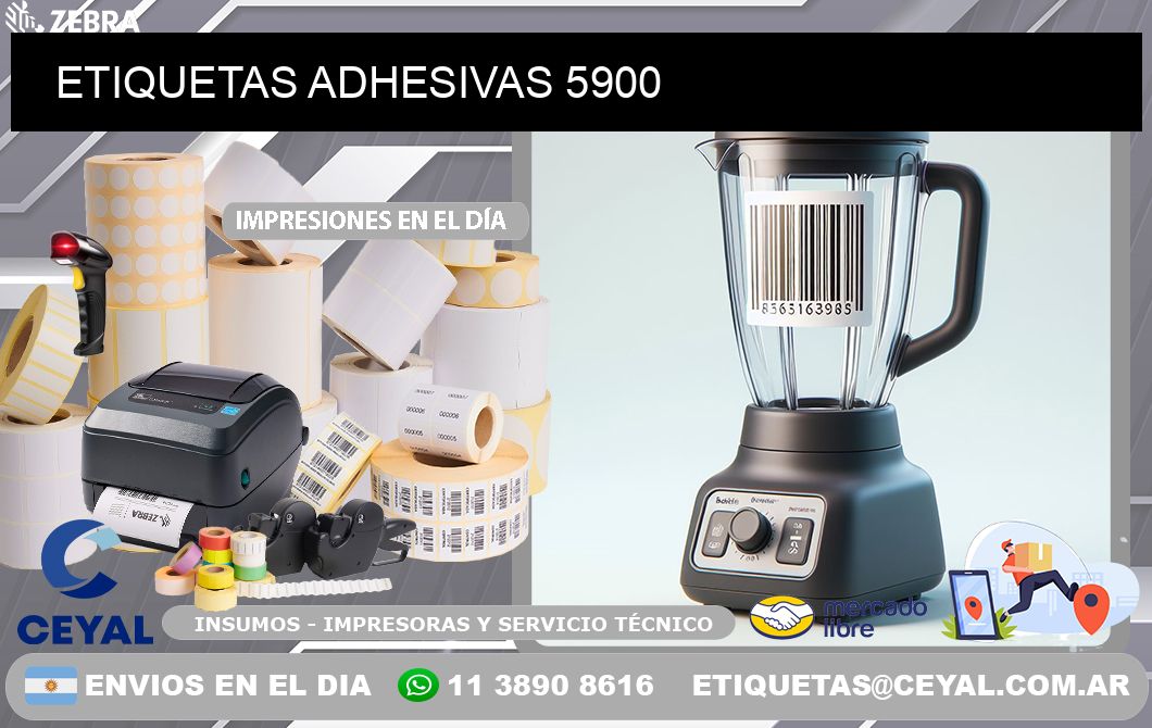 ETIQUETAS ADHESIVAS 5900