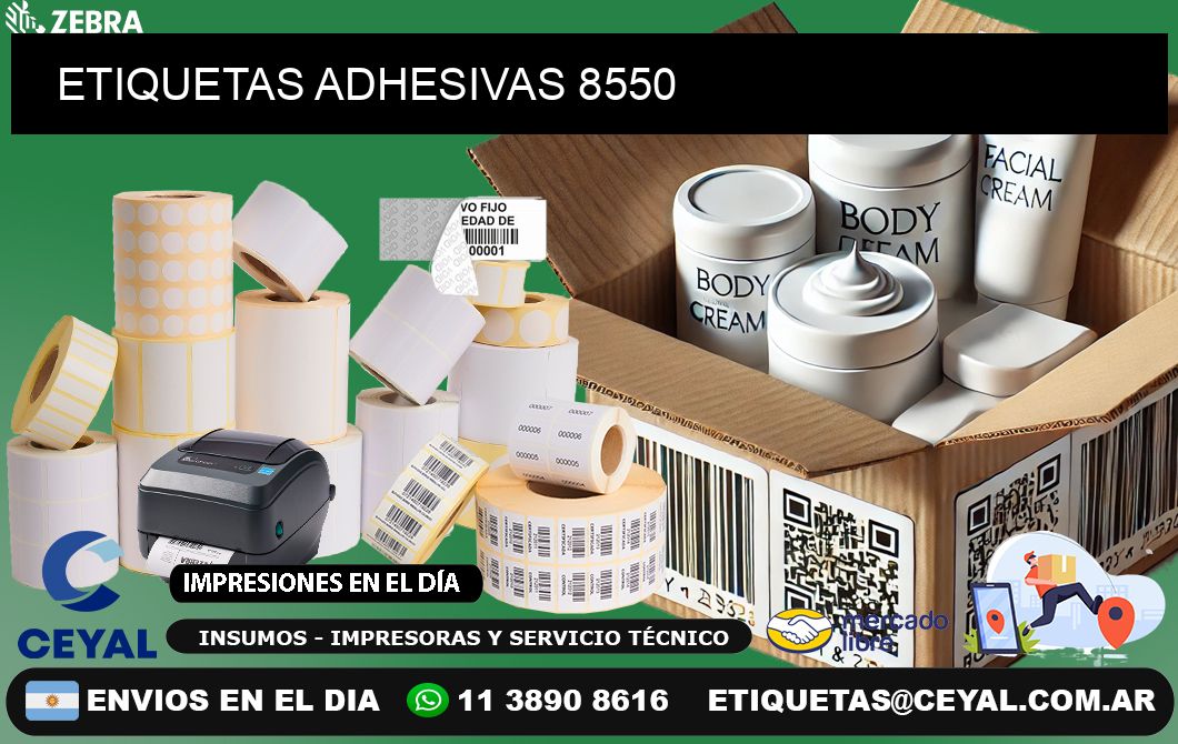 ETIQUETAS ADHESIVAS 8550