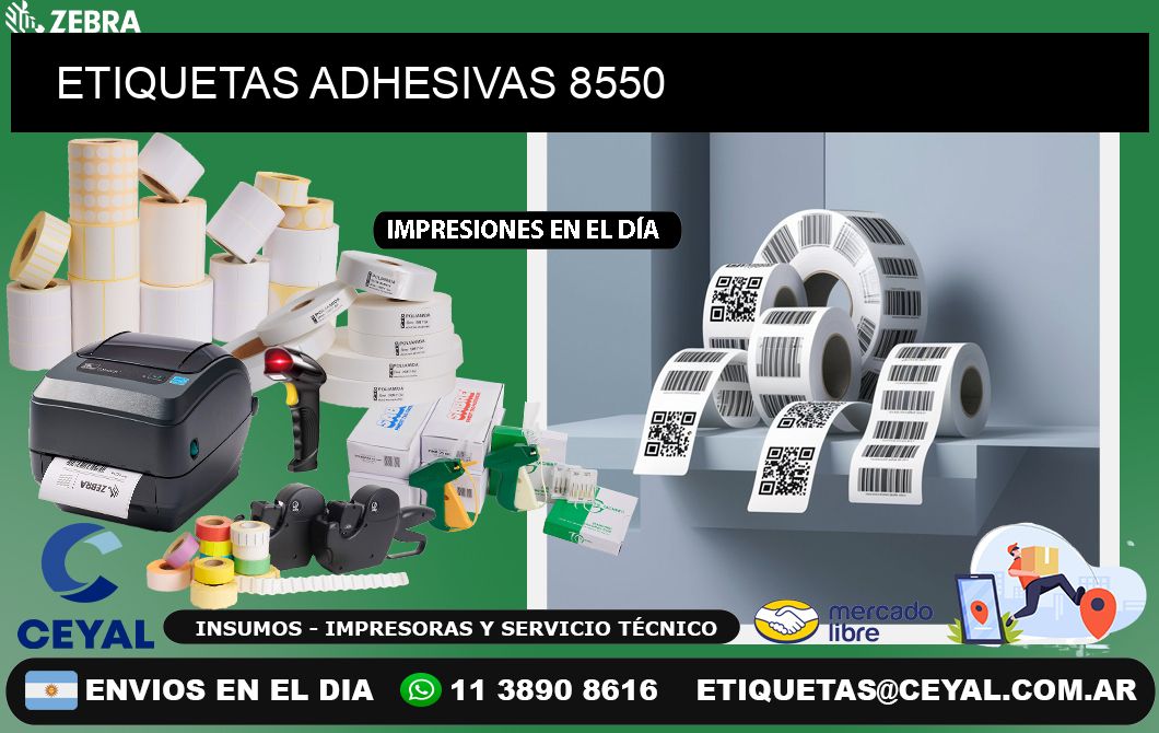 ETIQUETAS ADHESIVAS 8550