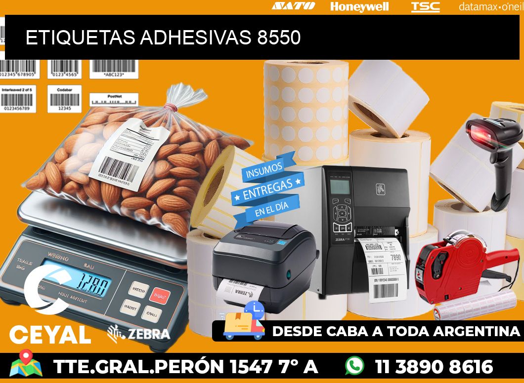 ETIQUETAS ADHESIVAS 8550