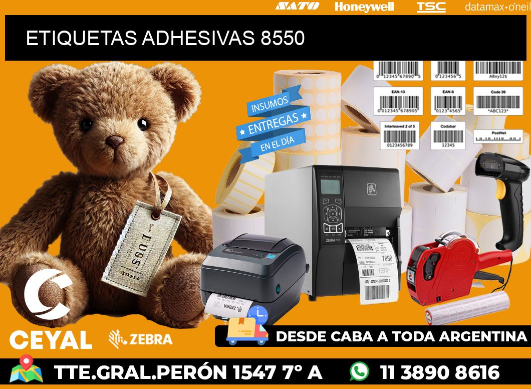 ETIQUETAS ADHESIVAS 8550