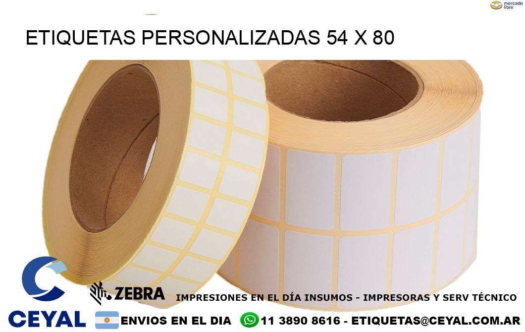 ETIQUETAS PERSONALIZADAS 54 x 80