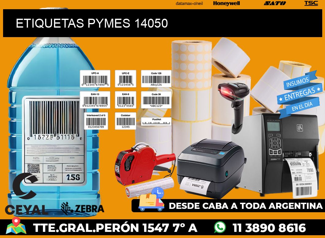 ETIQUETAS PYMES 14050