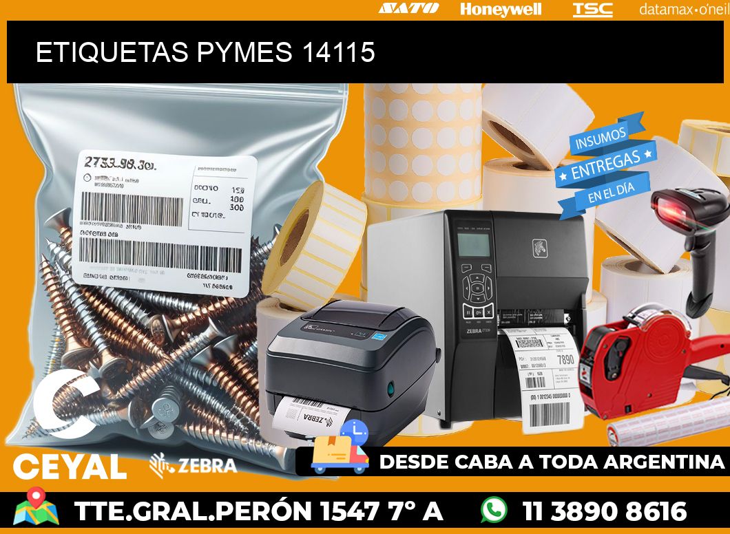 ETIQUETAS PYMES 14115