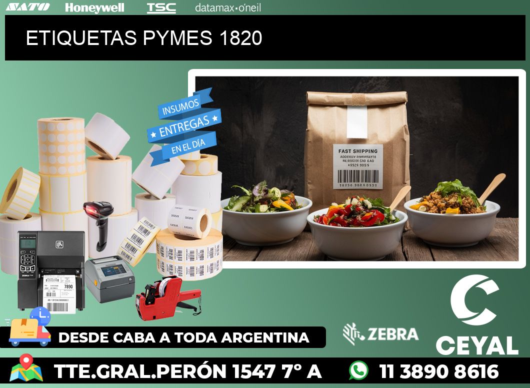 ETIQUETAS PYMES 1820