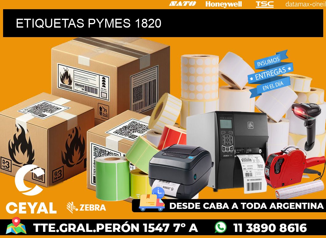 ETIQUETAS PYMES 1820