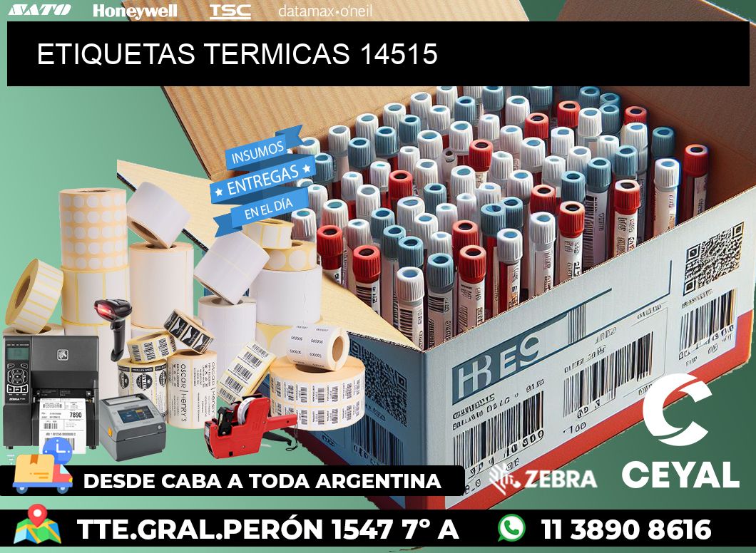 ETIQUETAS TERMICAS 14515