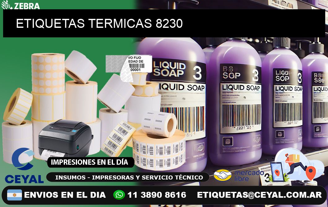 ETIQUETAS TERMICAS 8230