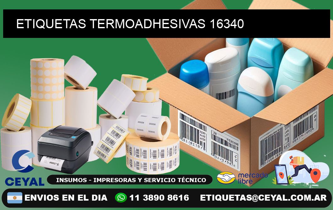 ETIQUETAS TERMOADHESIVAS 16340