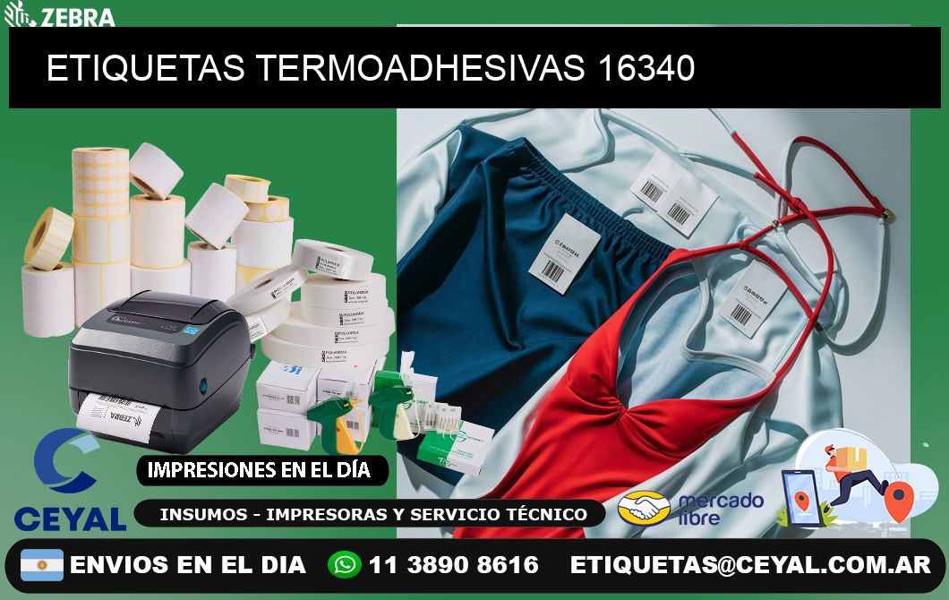 ETIQUETAS TERMOADHESIVAS 16340