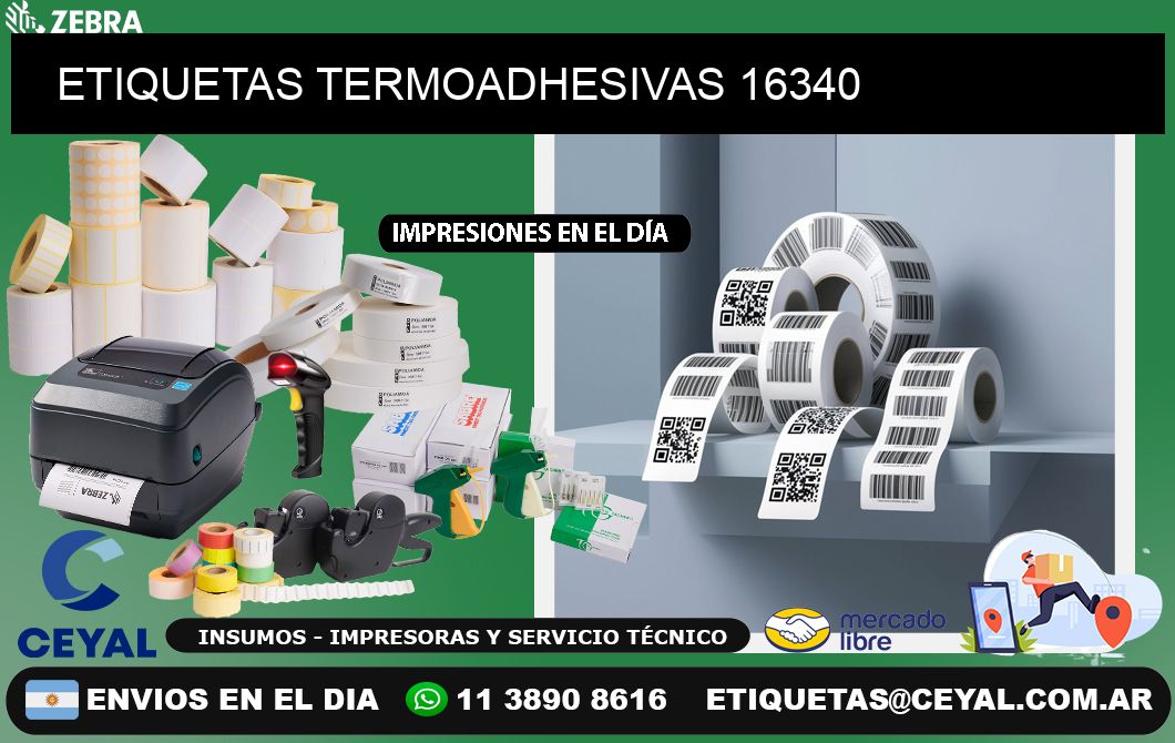 ETIQUETAS TERMOADHESIVAS 16340