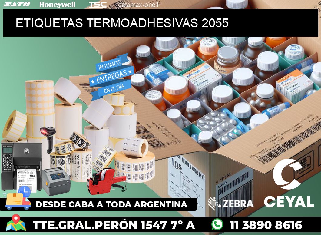 ETIQUETAS TERMOADHESIVAS 2055