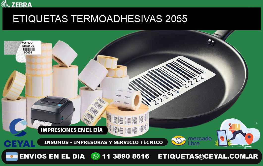 ETIQUETAS TERMOADHESIVAS 2055