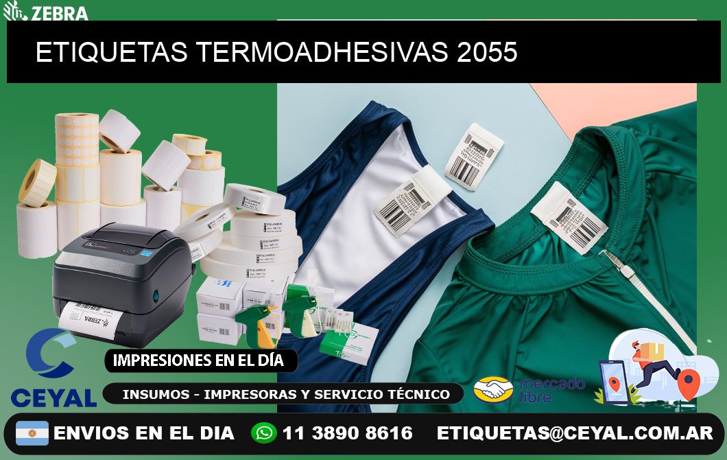 ETIQUETAS TERMOADHESIVAS 2055