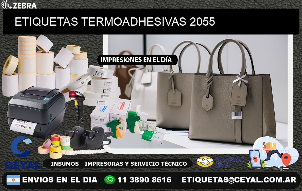 ETIQUETAS TERMOADHESIVAS 2055