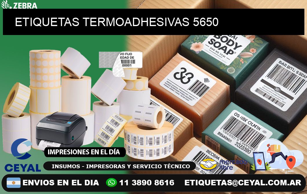 ETIQUETAS TERMOADHESIVAS 5650