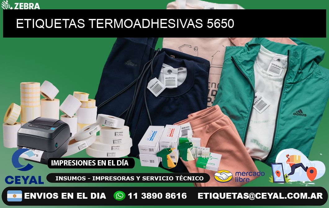 ETIQUETAS TERMOADHESIVAS 5650