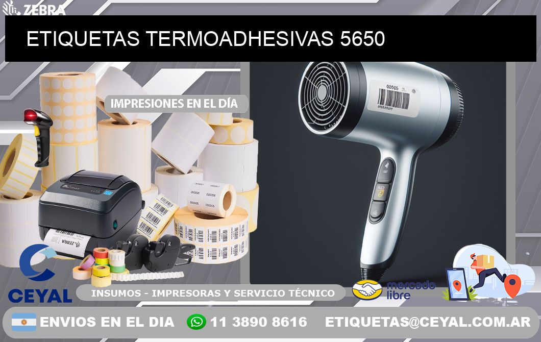 ETIQUETAS TERMOADHESIVAS 5650