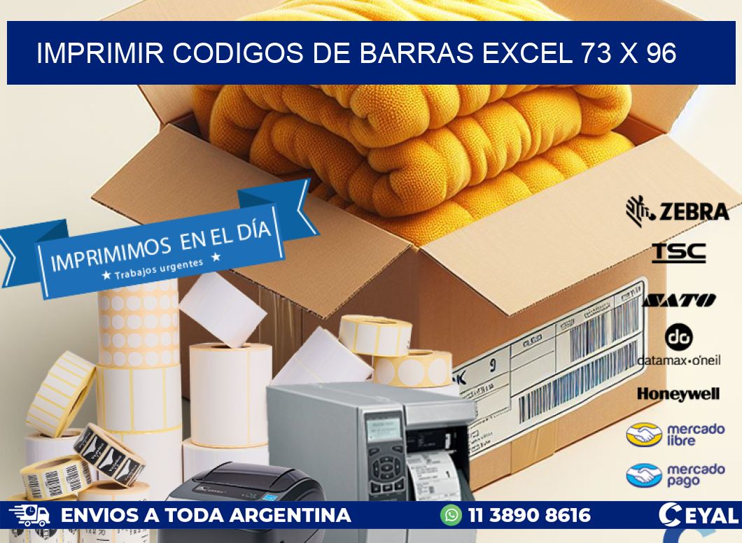 IMPRIMIR CODIGOS DE BARRAS EXCEL 73 x 96