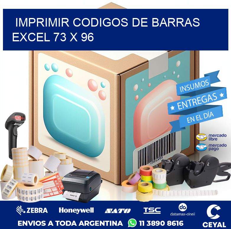 IMPRIMIR CODIGOS DE BARRAS EXCEL 73 x 96